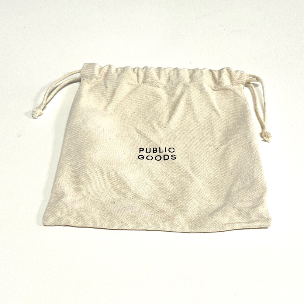 Public Goods Drawstring Bag